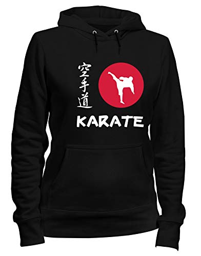 T-Shirtshock Felpa Donna Cappuccio Nero DEC0183