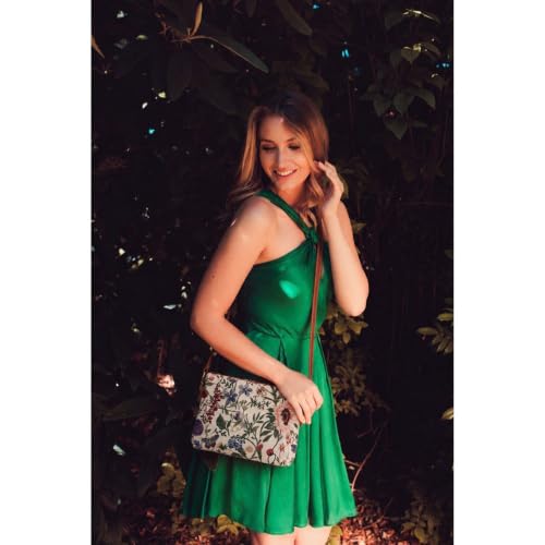 Image of Signare Tapestry Crossbody Bag Sling Shoulder Purse for Women