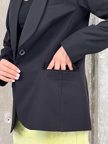 Womens Long Blazers for Work Slim Fit Jackets Casual Tailored Blazer for Women Business Office Lightweight Jacket4