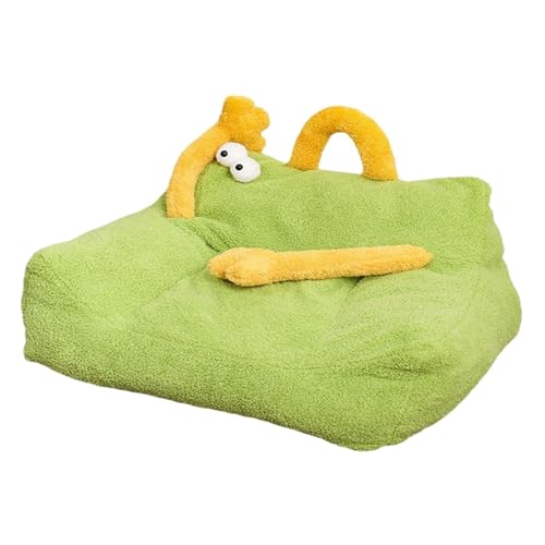 Generic 猫ベッド犬ソファベッドソファかわいい快適子猫ベッドペットクッション屋内猫用ペット睡眠ベッド子犬犬小型ペット用, 緑, L