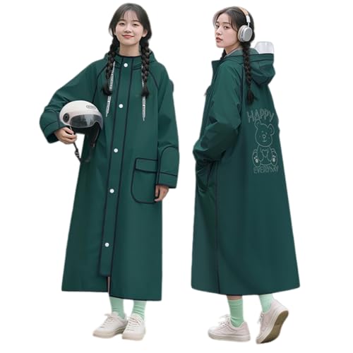 [LNNDDLNN] ���C���R�[�g ���]�� ��ܕt�� �������O�� ������� ���C���|���`�� ���f�B�[�X �����Y �����b�N�Ή� �h�� �ʋ� �ʊw �~�J�΍� ������ �X�i�b�v�{�^�� EVA�f�� �傫���T�C�Y �j�����p (L,�O���[��)