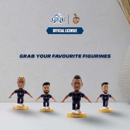 Image of Action Figure, IPL Edition 360 Rotatable Head, Cricket Player for Fans & Collectors (3 Inch Sunil Narine)