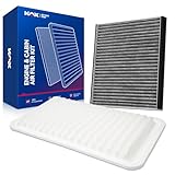 KAX Engine & Cabin Air Filter Kit, Replacement for Toyota Camry 2002-2006, Sienna 2004-2010