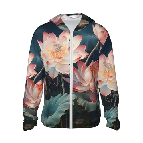 Veste légère UPF 50+ respirante à manches longues et motif libellule poétique