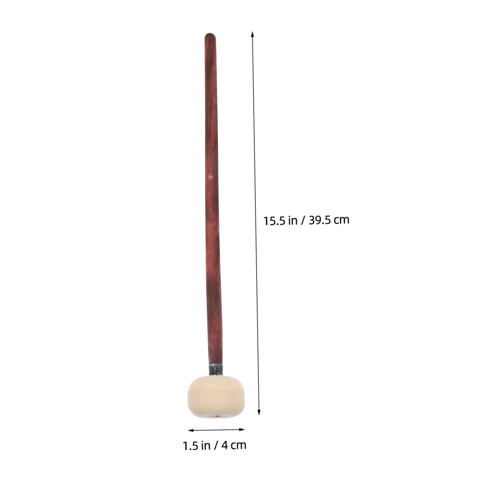 TOYANDONA 8pezzi Bacchette Per Batteria Legno Massello Con Testa Bacchette Percussione Per Pratica e Tuning Strumenti Musicali Per Batteristi e Percussionisti