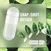 Vegan Separated Empty Capsules Size 00 (1000 Count), HPMC Pill Capsules Empty for DIY Supplement Filling