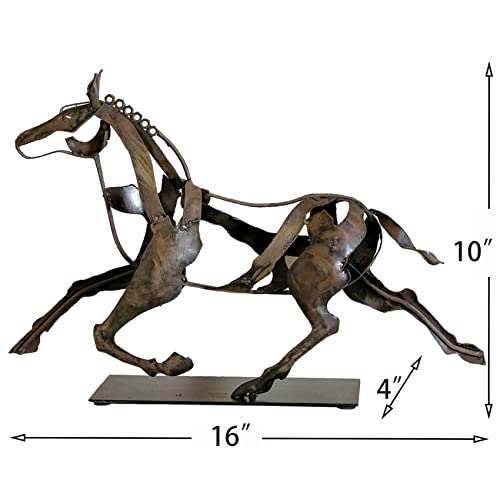 Yolovit Horse Statues And Sculptures, All Handmade Horse Rustic Home Decor Gifts - Running Metal Art Horse Decor For Living Room/Home/Office #TOP2
