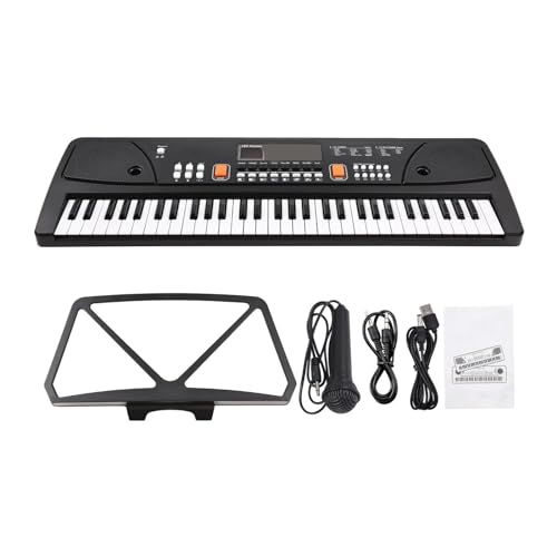 Orgue Électronique 61 Touches, Ensemble De Piano Électrique Multifonctionnel, Musique Numérique, Clavier Électronique Avec Microphone - Les Beatles, Paul McCartney, John Lennon, RIngo Starr, George Harrison Orgue Électronique 61 Touches, Ensemble De Piano Électrique Multifonctionnel, Musique Numérique, Clavier Électronique Avec Microphone – Image 3