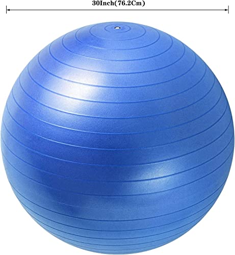 Dawpet Herding Horse Ball - Herding Ball Toys For Horses 30" Mega Herding Dog Balls With Hand Pump, Blue Anti-Burst Training Soccer Ball For Horses #TOP1