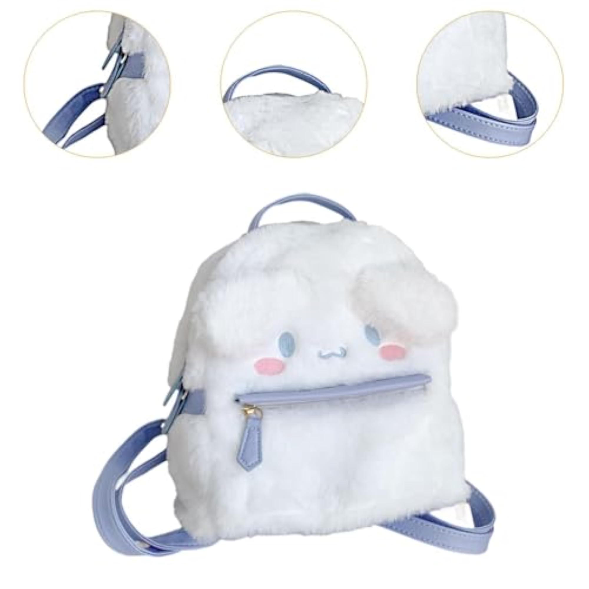 Plush Cute Book Bag for Students and Adults
