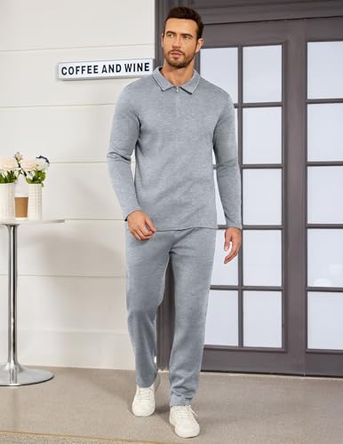 Uni Clau Men's Casual Tracksuit - 21% Off Athletic Sweatsuit Set