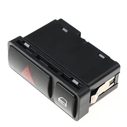 Hazard Emergency Flasher Light Switch Warning Button With Central Lock, For E46 E53 E85 E86 X5 Z4 M3 325 3 Series 61318368920 #TOP18
