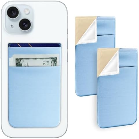 imluckies Self Adhesive Card Holder - Light Blue Cover