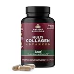 Ancient Nutrition Multi Collagen Advanced Lean with Probiotics, Hydrolyzed Collagen Peptides Supports Healthy Weight Loss and Fat Loss, 90 Count