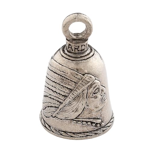 Image of Guardian Bell Good Luck Bell w /Keyring & Black Velvet Bag | Motorcycle Bell | Lead-Free Pewter | Made in USA