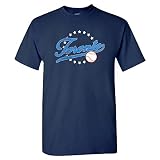 Toronto Baseball Vintage Men's Fan T-Shirt (Navy Shirt, XL)