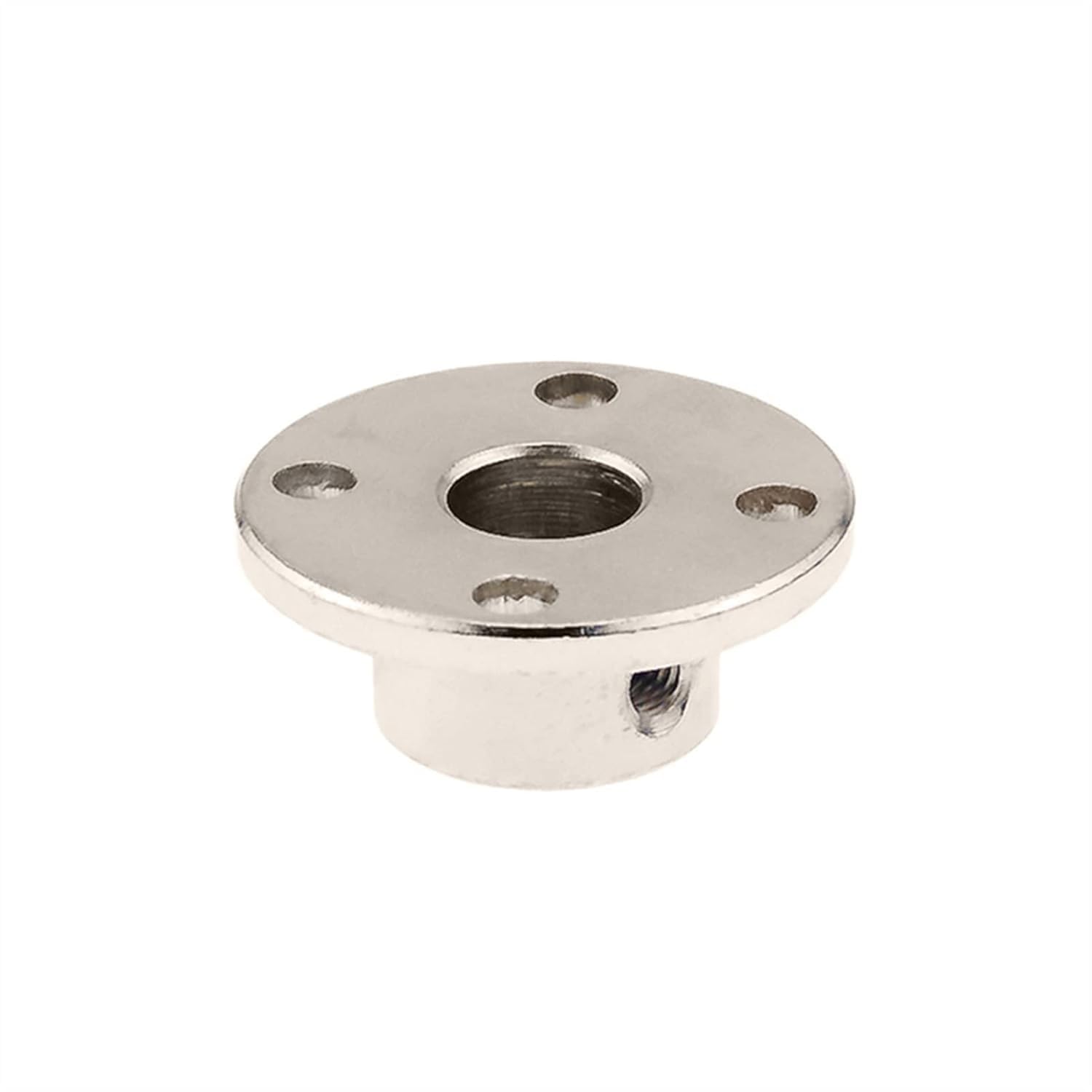 Acoplamiento, Acoplador de brida, acoplamiento rígida, 2 piezas aleación plata, adecuado for acoplar el eje guía del motor(6mm)