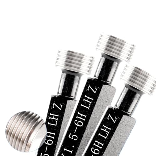 1PCS 6H M2LH-M16LHX0.25/0.4/0.45/0.5/0.6/0.7/0.75/0.8/1.0/1.25/1.5 Steel Gauge Metric Fine Tooth Left Hand Thread Plug(M6X1.0-LH) miniatura 2