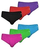 AMERICAN HEAVEN Men's 6 Pack Sport Bikini Briefs | Performance Stretch Seamless Bikini Underwear