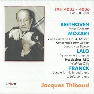 In memoriam Jacques Thibaud