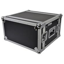 Compact 19" 6U Rack Case Strong Hardware Laminated Ply Construction Supplied With Fixings