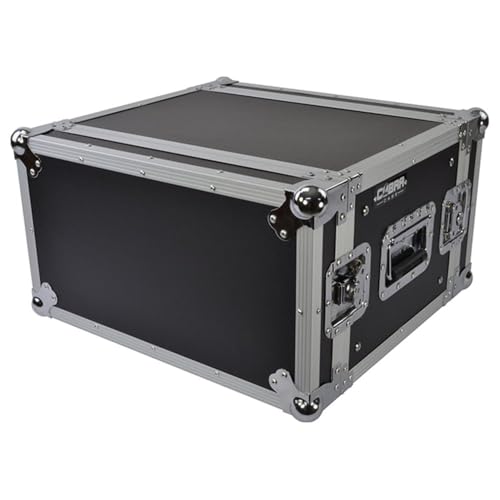 19" 6U Rack Flight Case 350mm Deep with Strong Ply Construction & Removable Lids