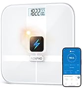 RENPHO Scale for Body Weight, Solar Power Bathroom Scale, Smart Bluetooth BMI Body Fat Scale, Bod...