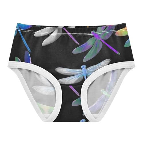Cotton Girls Underwear Toddlers Multicolored Cartoon Dragonflies Panties for Girl Funny Kids Briefs Undies 2t