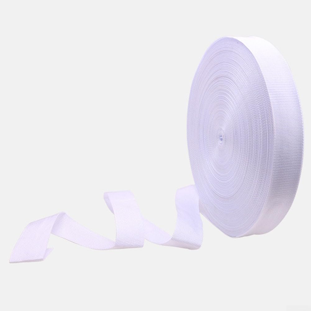 Ligne de délimitation de volleyball de plage avec bande réfléchissante, 5 cm x 100 m en polyester, finition piste pour marquage de terrain de sport, orange/vert/blanc (blanc)