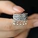 Vintage Tassel Small Ball Open Ring for Women Oxidized Silver Trendy Stacking Middle Tail Finger Rings Wedding Band Personalized Eternity Statement Comfort Fit Fashion Jewelry for Mother Size 7