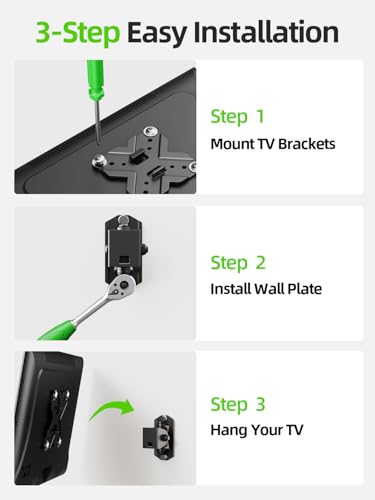 Image of USX MOUNT Small TV Wall Mount Monitor Bracket | RV TV Mount | with Swivel and Tilt VESA Wall Mount for 10-26 27 32 inch LED OLED TVs and Monitors - VESA Size Up to 100x100mm and 22lb Capacity-XMS002