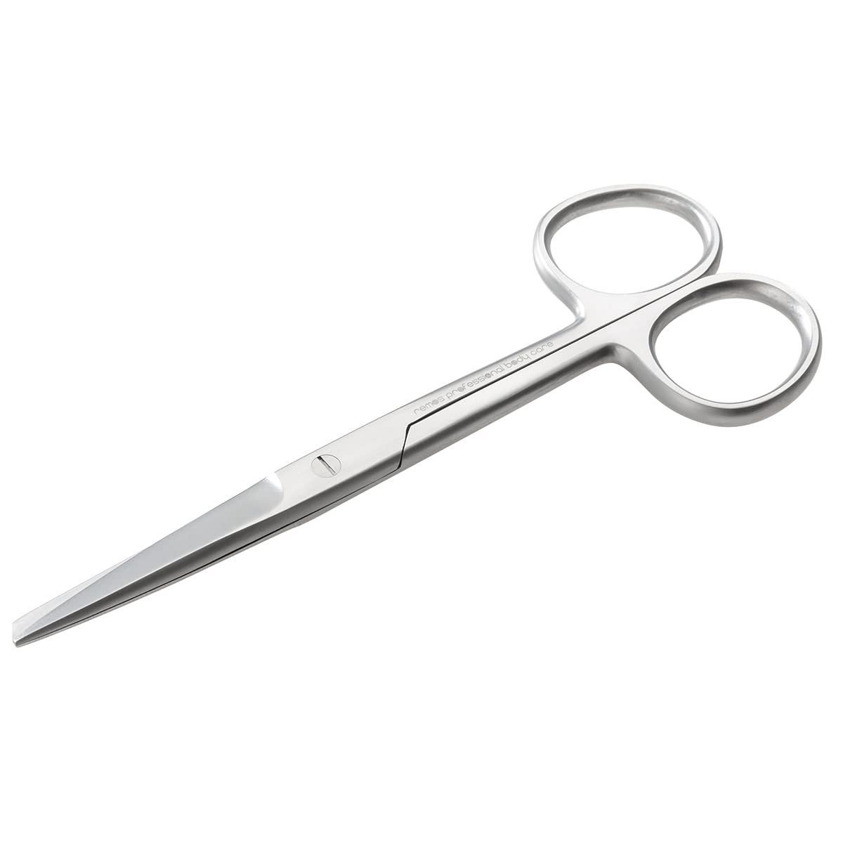 Remos Professional Body Care Silver Remos Household Scissors, Universal Scissors, Pointed-Round, Straight Cutting Edge, 12 Cm, Stainless Steel