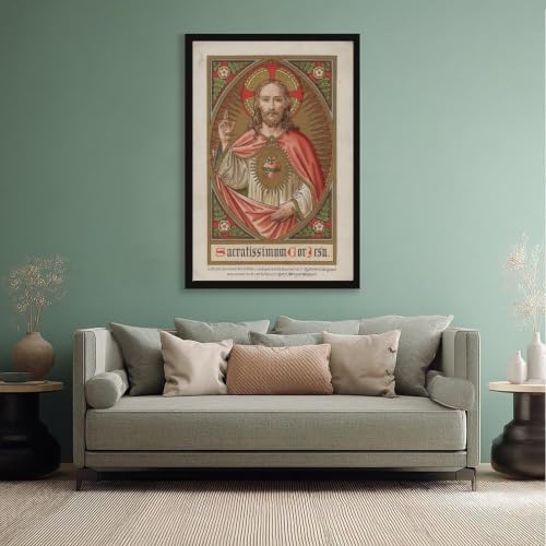 Impression sur toile Sacré-Cœur de Jésus tableau de protection - 5