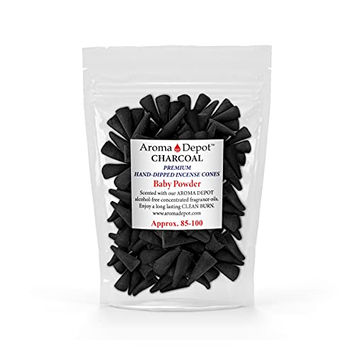 1'' Baby Powder Incense Charcoal Cones (Approx. 85-100)