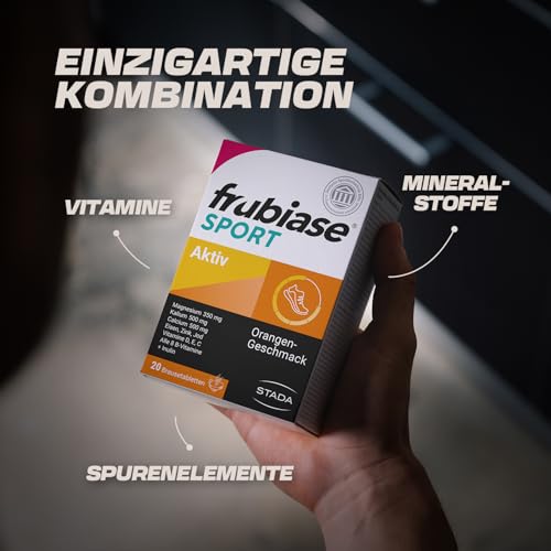 frubiase SPORT Orange - Isotonisches Sportgetränk - Elektrolyte, hochdosierte Mineralstoffe, Multivitamine, Spurenelemente- zur Unterstützung der Leistungsfähigkeit & Regeneration-20 Brausetabletten 5