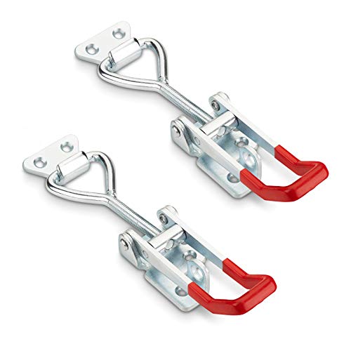 2er Set JUNKER Spannverschluss M8 (Haltekraft 600 Kg, abschließbar) Stahl verzinkt verstellbare Knebelklemme 2er Set JUNKER Spannverschluss M8 (Haltekraft 600 Kg, abschließbar) Stahl verzinkt verstellbare Knebelklemme