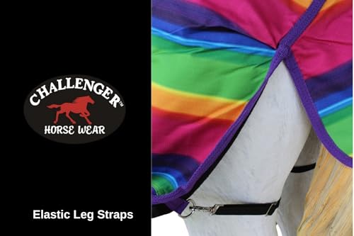 Image of Challenger 1200D Turnout Lightweight Bellyband Rain Horse Winter Blanket Sheet 390B