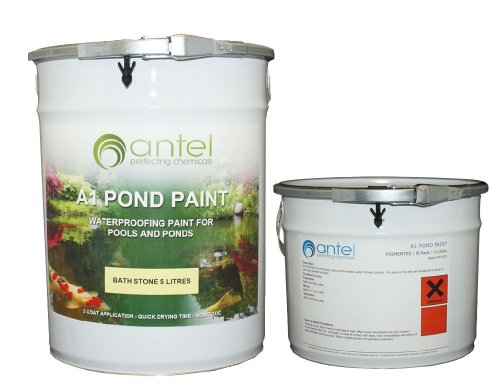 Antel A1 Pond Paint (1 Litre, York Stone) | Fish Friendly Pond Paint