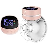 Gapalilo Hands-Free Wearable Electric Breast Pump,Suction/Express/Massage/Mixed Modes, 15 Gears,LCD Display...