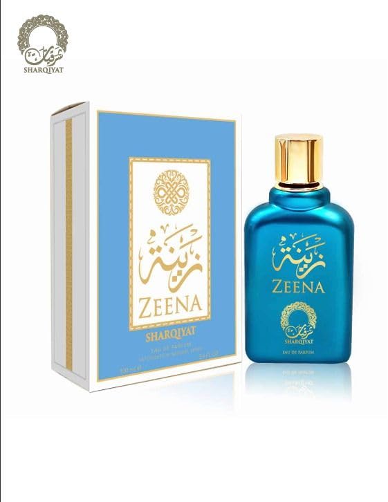 Sharqiyat Zeena Eau de Parfum 100 ml – orientalny zapach kwiatowy dla kobiet i mężczyzn | zmysłowa i luksusowa z nutami róż, oud, piżma i drzewa sandałowego