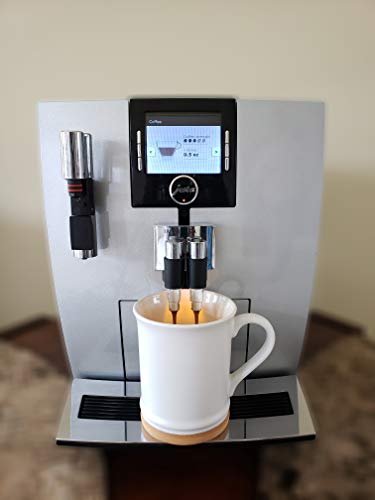 Essential Drinkware 15Oz Entice Ivory White Tall Ceramic Coffee Mug, Set Of 4 - Large Handles, Dishwasher And Microwave Safe #TOP3