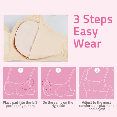 IVITA Silicone Breast Form Fake Boobs Fake Breast Bra Enhancers inserts for Mastectomy Prosthesis4
