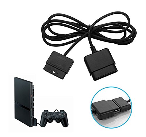 2Pack Ps2 Controller Extension Cable Cord 6Ft/1.8M Controller Extension For Sony Playstation 2 Ps2 Game Console #TOP2
