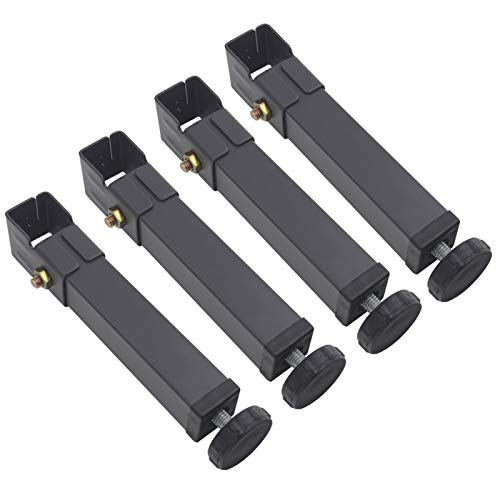 Furniture legs Metal Ajustable Patas de Apoyo u00d7 4, Pies De Muebles De La Pierna De La Cama del Marco De La Fila, 10-50cm Accesorios Simples De Herraje para Marco De Cama con Patas De Cama LDFZ