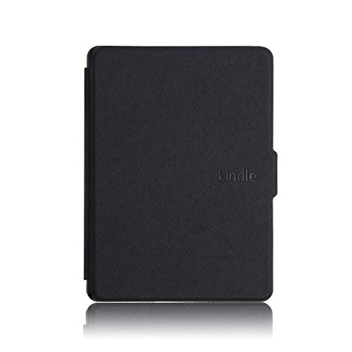 GLGSHOULIAN Cas pour Kindle,Étui pour Amazon Kindle Touch 2014 (Kindle 7 7Th Generation) Ereader Slim Protection Boîtier Intelligent pour Modèle Wp63Gw,K7 Noir Cover