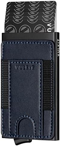 VULKIT Credit Card Holder Pop up Wallet RFID Blocking Slim Metal Card Protector with Pockets for Men Women