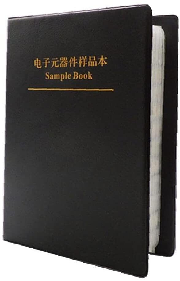 SMD Resistor Assorted Kit 0402 Resistance Sample Book 0-10M 170 Electronic Component 8500PCS Portable Electric Equipment Durable and Nice