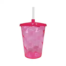 Kit 25 Copos De Acrílico Colorido Para Festa Personalizar Lembrancinha 500ml Twister (Pink)