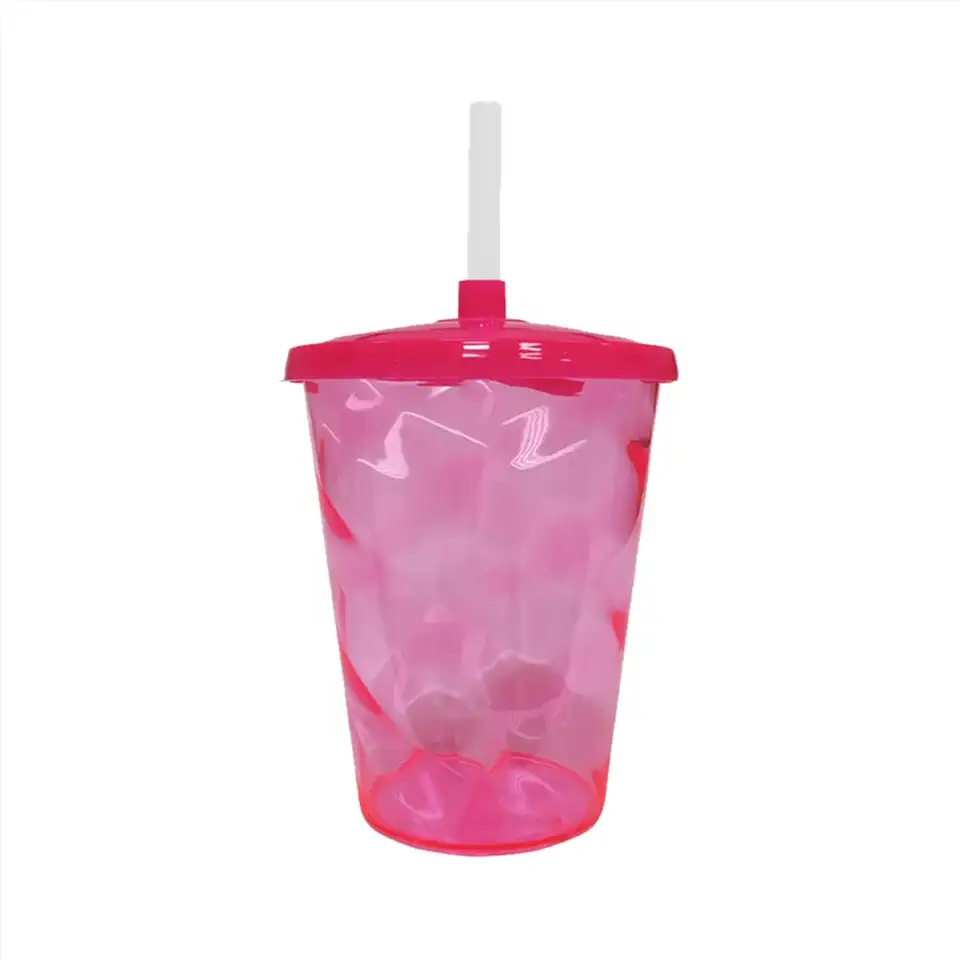 Kit 25 Copos De Acrílico Colorido Para Festa Personalizar Lembrancinha 500ml Twister (Pink)