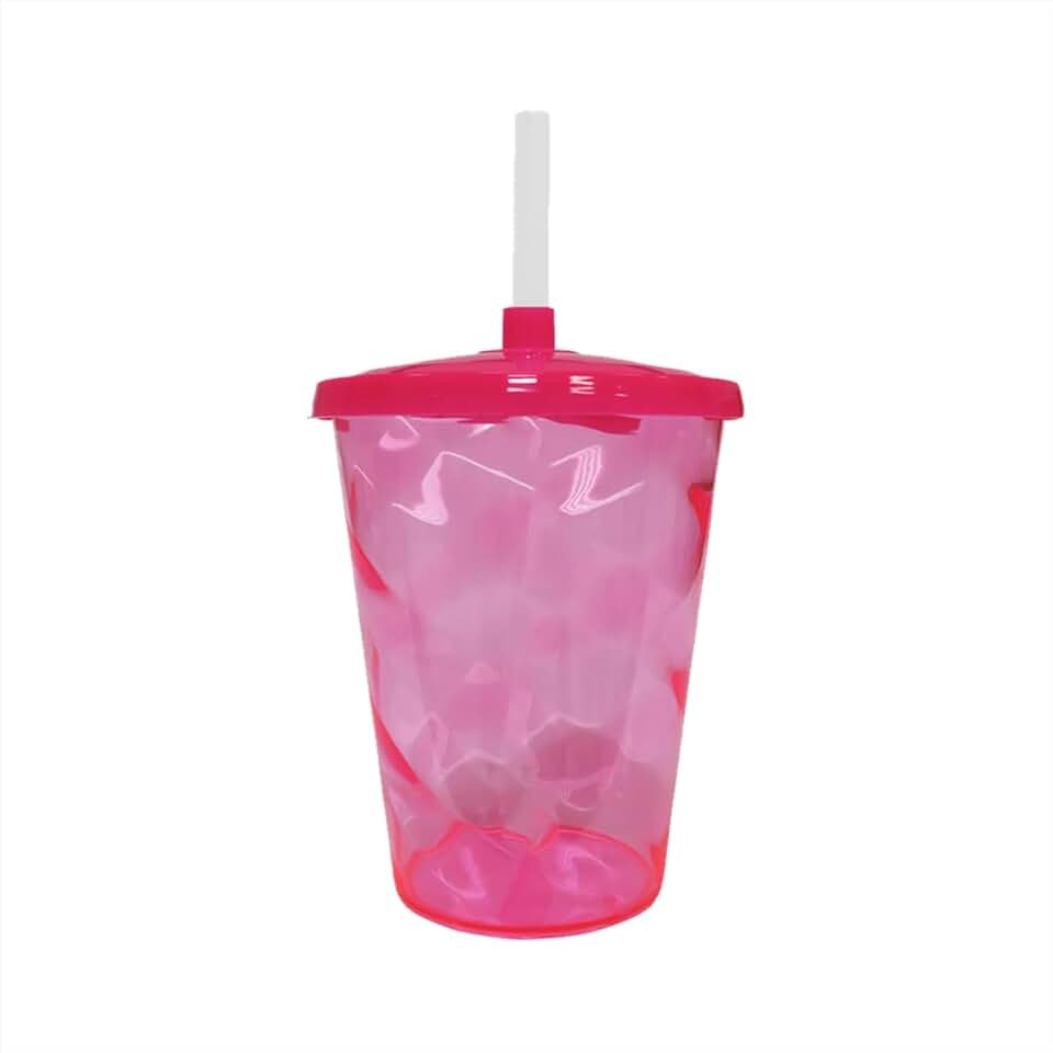Kit 25 Copos De Acrílico Colorido Para Festa Personalizar Lembrancinha 500ml Twister (Pink)